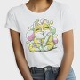 Cannabis Bong Cat Stoner, Tricou Femei