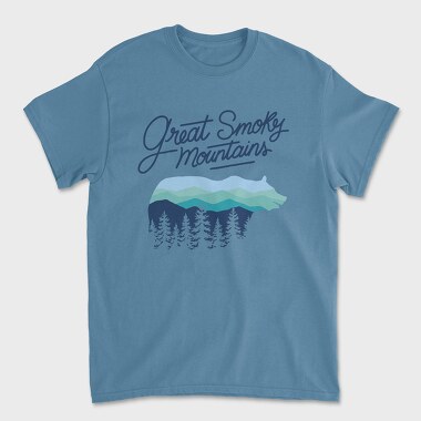 Great Smoky Mountains Bear, Tricou Barbati (Unisex)