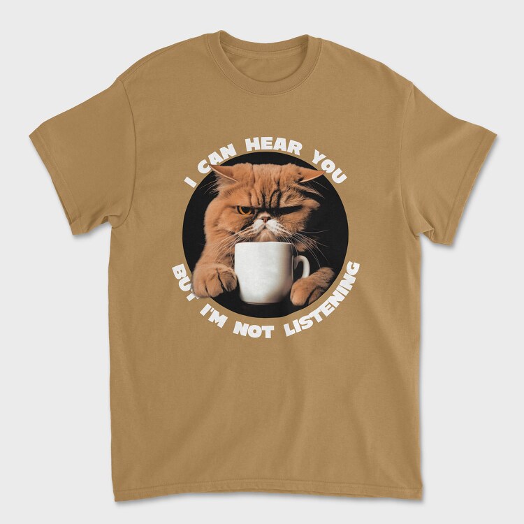 Grumpy Cat Coffee, Tricou Barbati (Unisex)