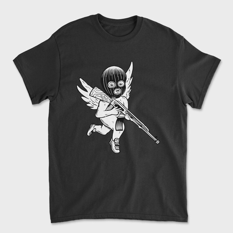 Tricou Barbati (Unisex), Gun Angel