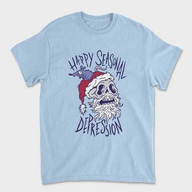 Happy Seasonal Depression, Tricou Barbati (Unisex)