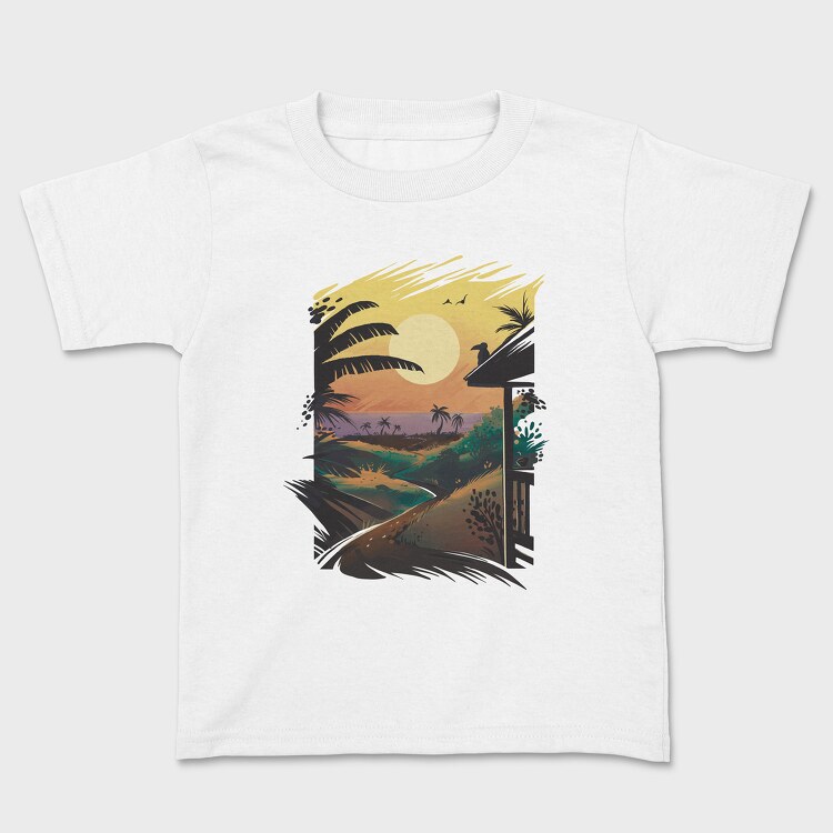 Tricou Copii, Hawaiian Landscape