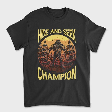 Tricou Barbati (Unisex), Hide and Seek Champion Sunset