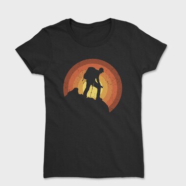 Hiker Sunset, Tricou Femei