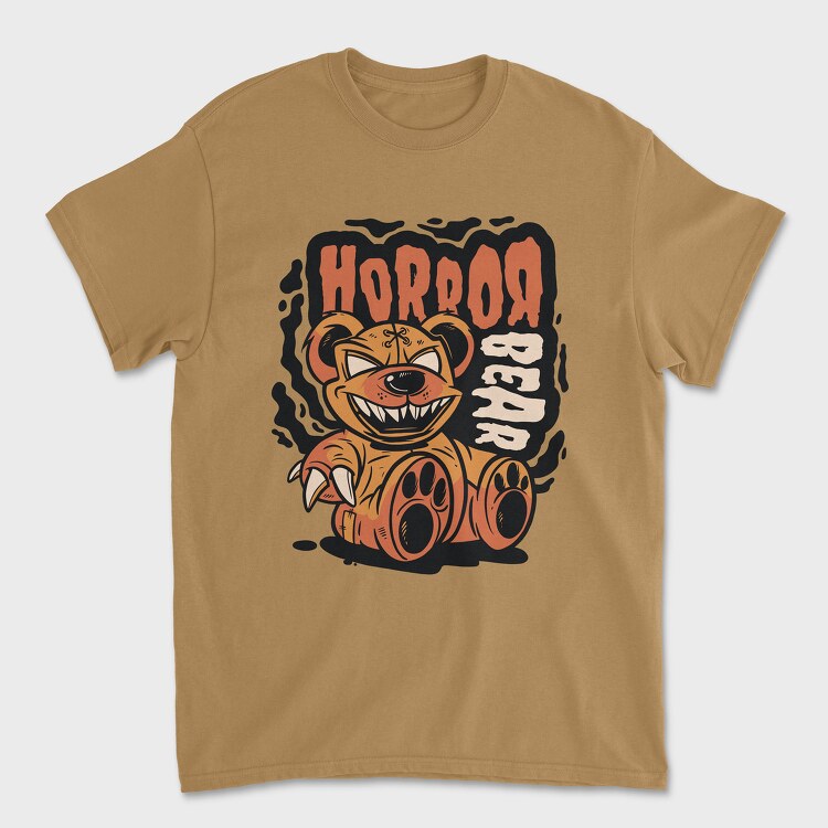 Tricou Barbati (Unisex), Horror Bear