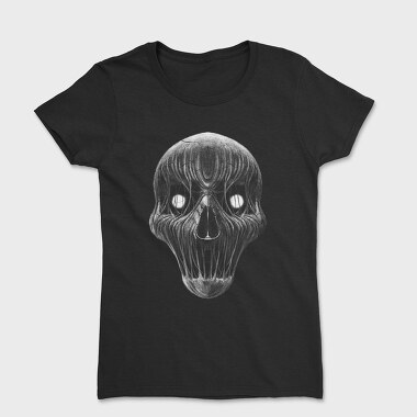 Horror Skull Monochrome, Tricou Femei