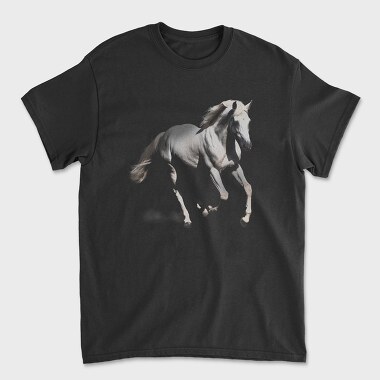 Horse Monochrome, Tricou Barbati (Unisex)