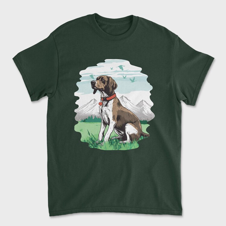 Tricou Barbati (Unisex), Hound Dog Mountains