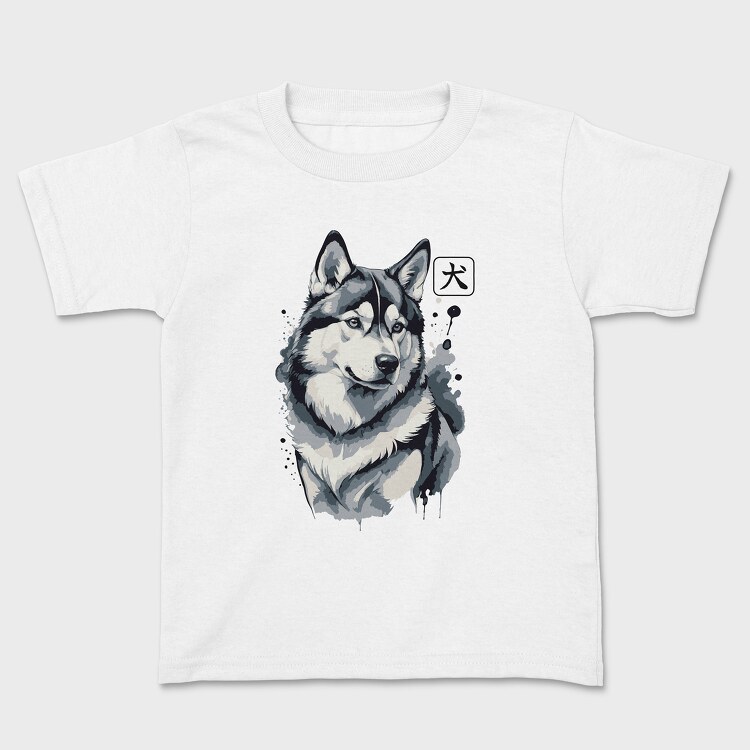 Tricou Copii, Husky Poster