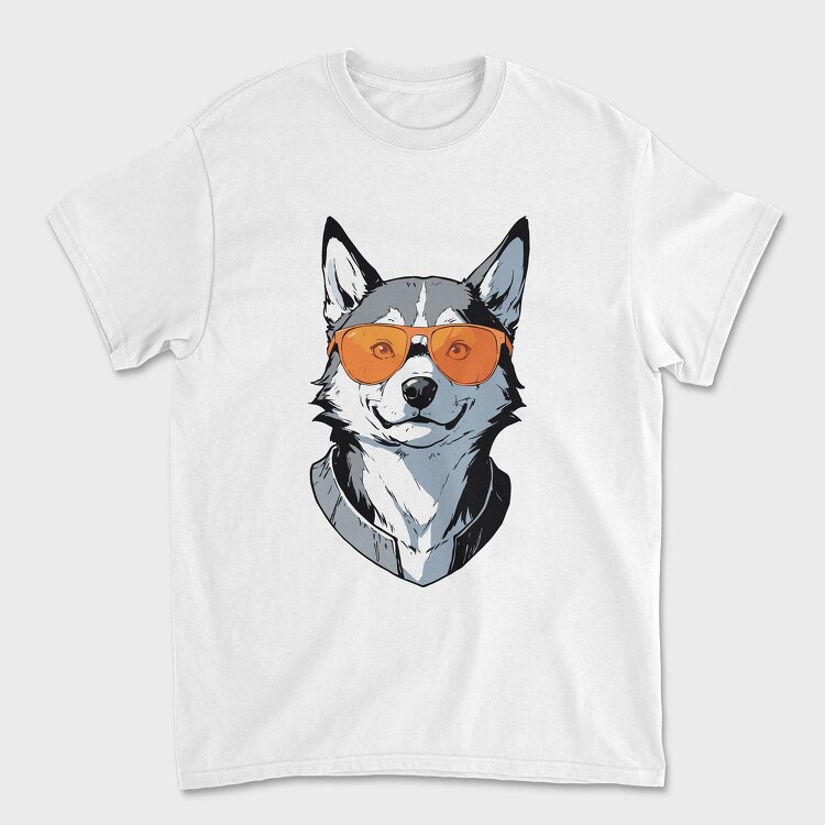 Tricou Barbati (Unisex), Husky Sungalsses