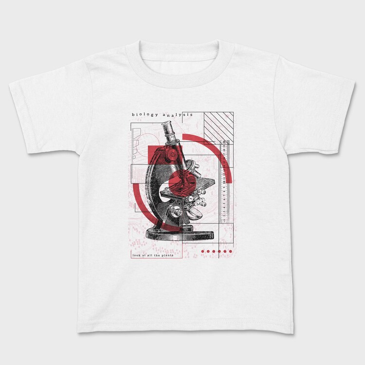 Infographics Microscope, Tricou Copii