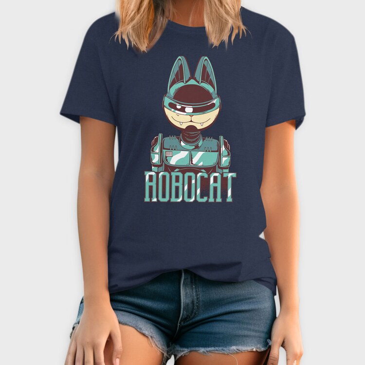 Robocat, Tricou Barbati (Unisex)