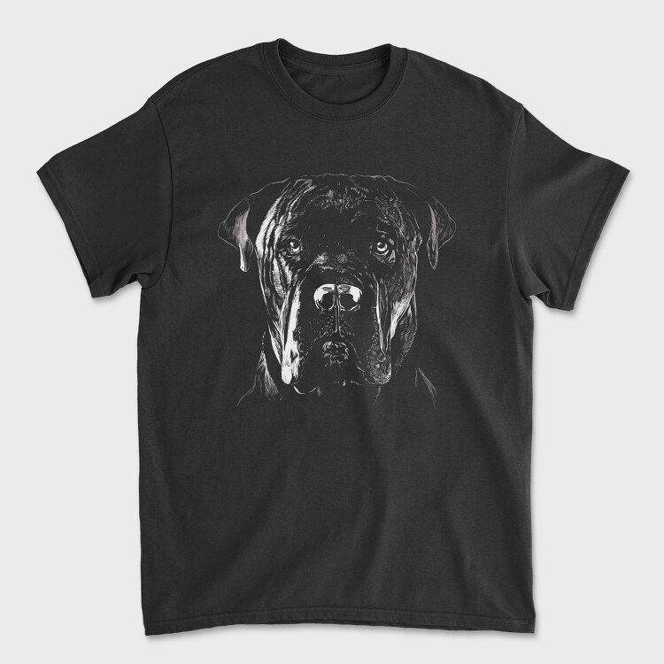 Tricou Barbati (Unisex), Italian Cane Portrait