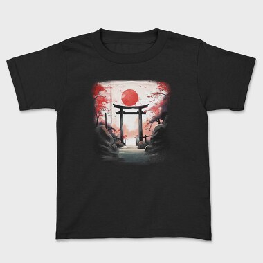 Tricou Copii, Japanese Gate Moon