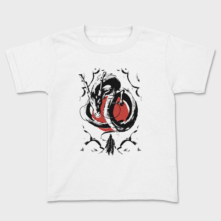 Tricou Copii, Japanese Samurai Dragon