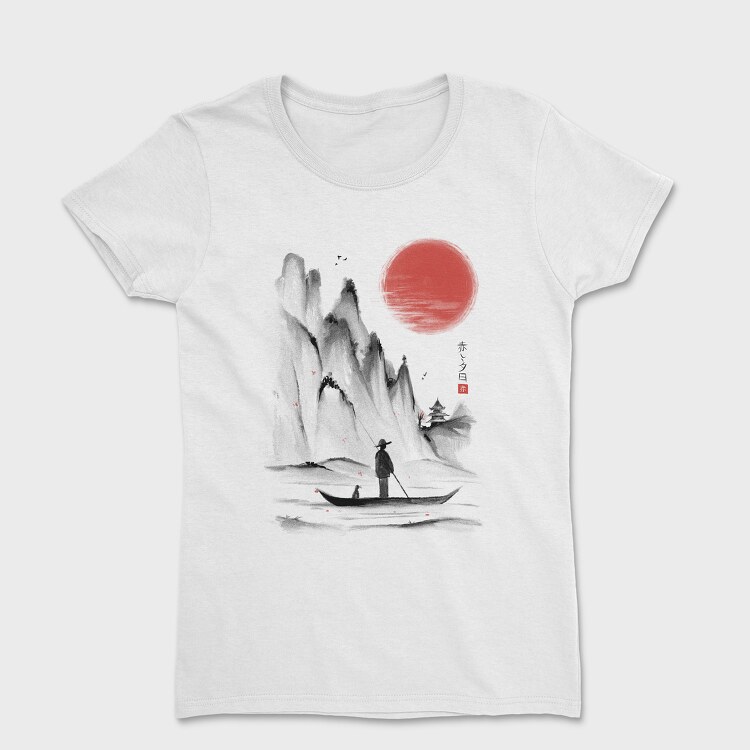 Tricou Femei, Japanese Traditional Landscape