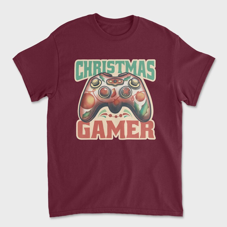 Tricou Barbati (Unisex), Joystick Christmas