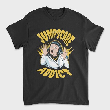 Jumpscare Addict, Tricou Barbati (Unisex)