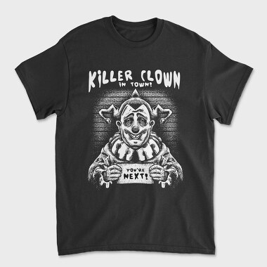 Killer Clown in Town, Tricou Barbati (Unisex)