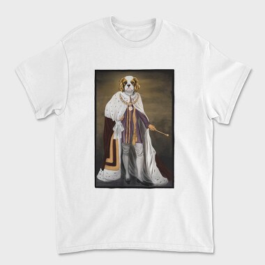 King Dog Painting Cavalier, Tricou Barbati (Unisex)