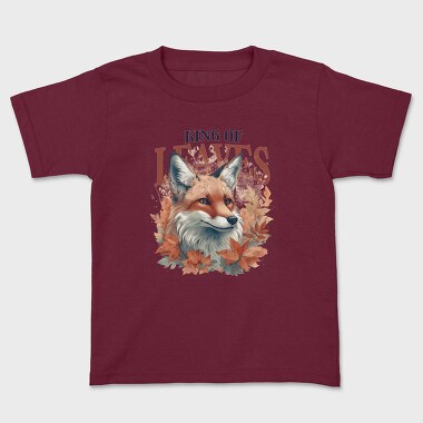 Tricou Copii, King of Leaves Fox