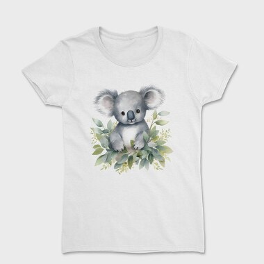 Koala Watercolor, Tricou Femei