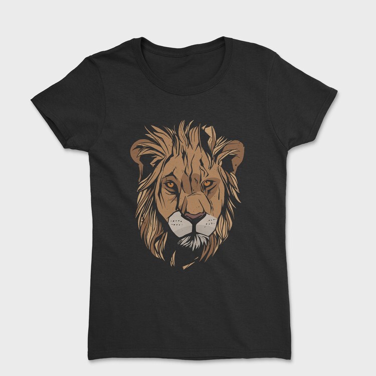 Tricou Femei, Lion Grunge