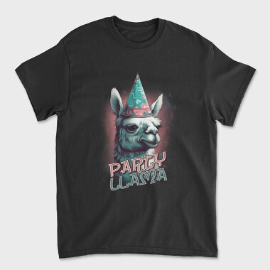 Llama Birthday Party, Tricou Barbati (Unisex)