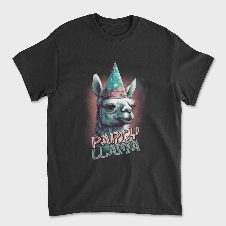 Tricou Barbati (Unisex), Llama Birthday Party