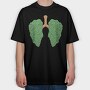 Cannabis Lungs, Tricou Oversize Barbati (Unisex)