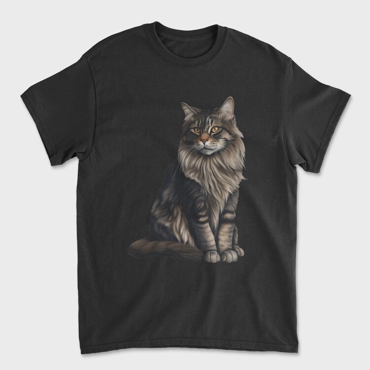 Tricou Barbati (Unisex), Maine Coon Cat