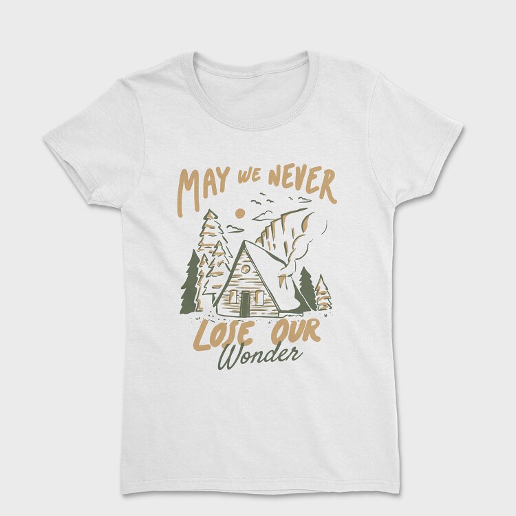 May We Never Lose Our Wonder Cabin 2, Tricou Femei