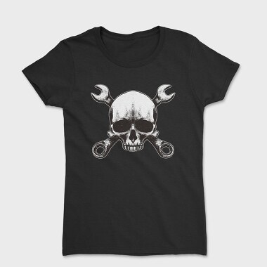 Mechanic Skull Wrench, Tricou Femei