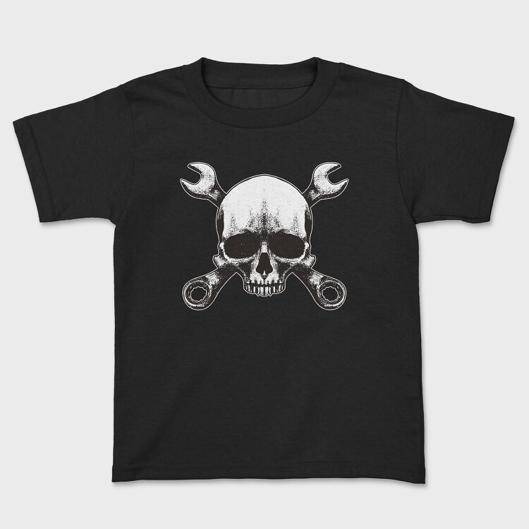 Mechanic Skull Wrench, Tricou Copii