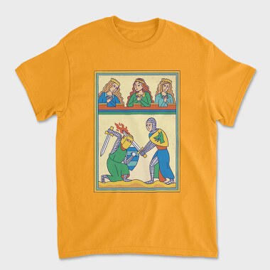 Medieval Illustration, Tricou Barbati (Unisex)