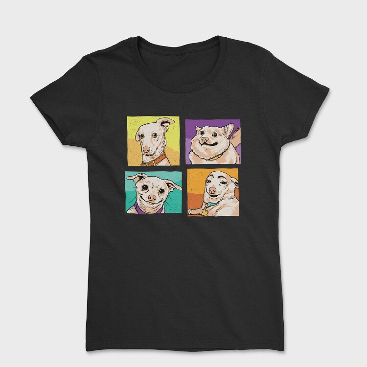 Tricou Femei, Meme Dogs