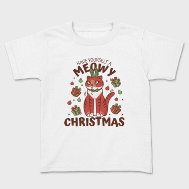 Meowy Christmas, Tricou Copii