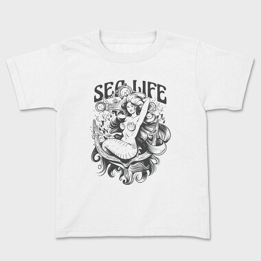 Mermaid Sea Life, Tricou Copii