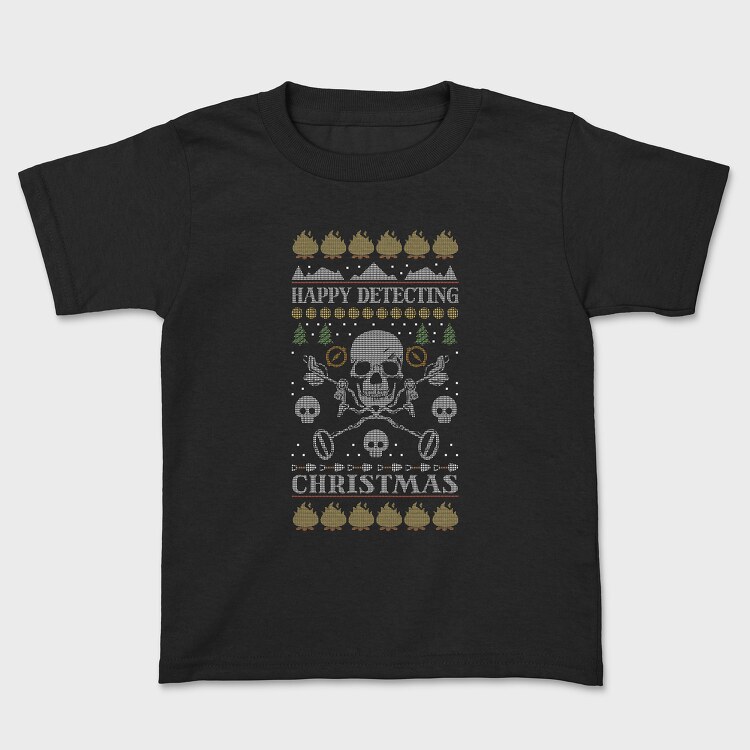 Tricou Copii, Metal Detector Uglysweater Christmas