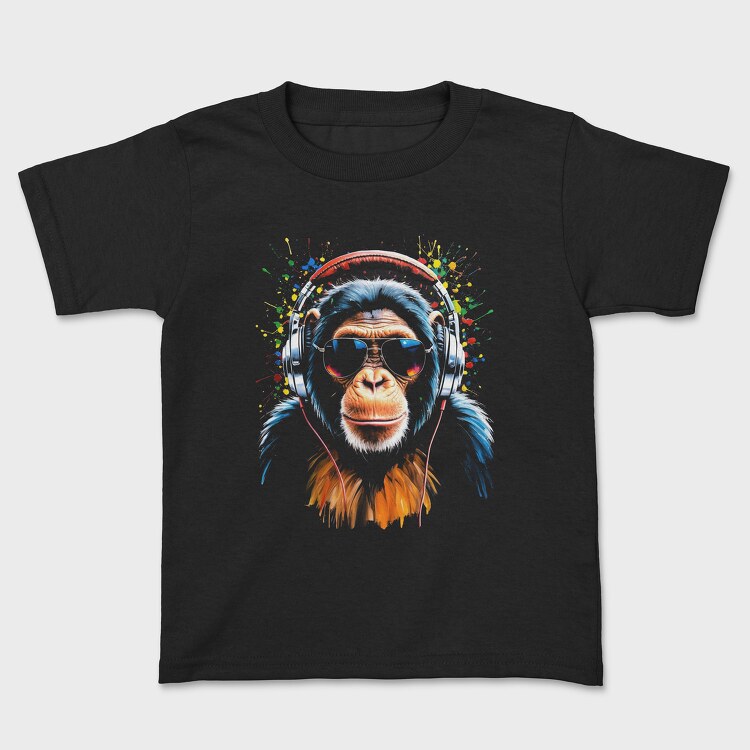 Tricou Copii, Monkey Dj