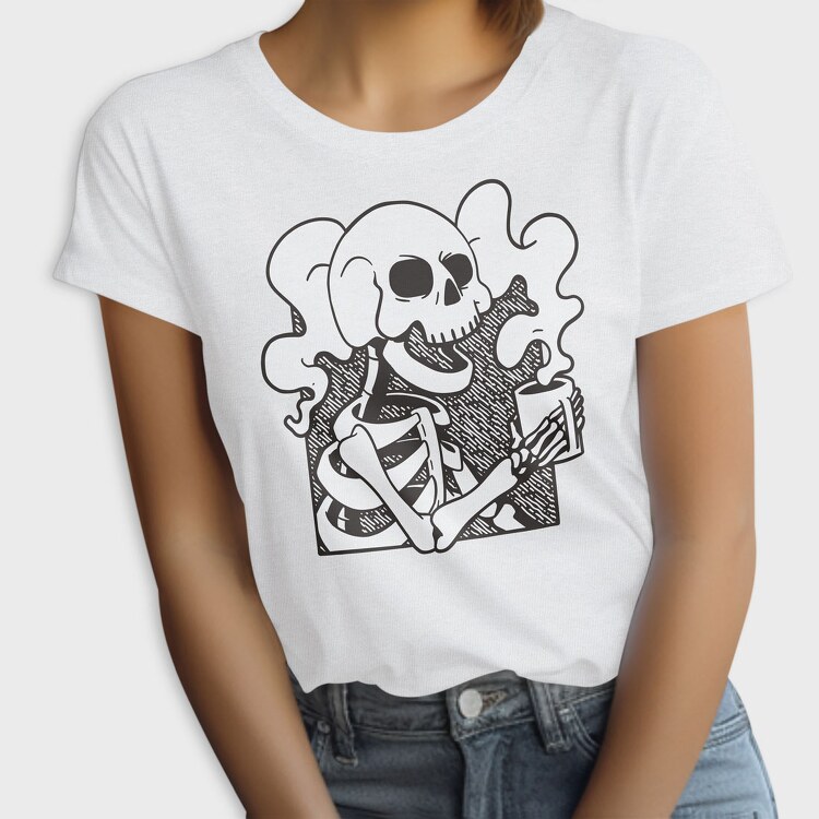 Skeleton Coffee, Tricou Femei