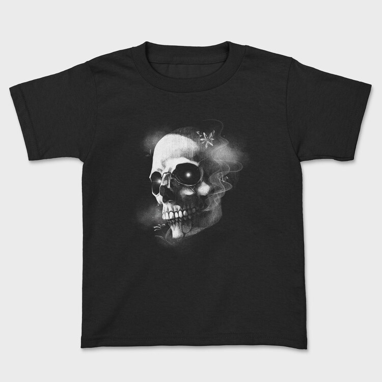 Tricou Copii, Monochrome Skull Nebula