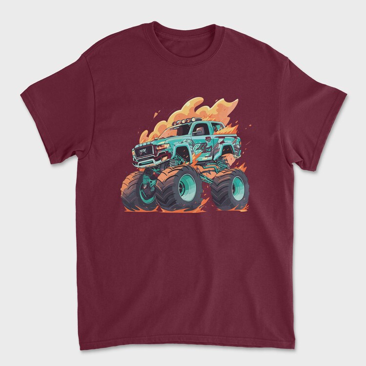 Tricou Barbati (Unisex), Monster Truck