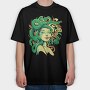 Cannabis Medusa Stoner, Tricou Oversize Barbati (Unisex)