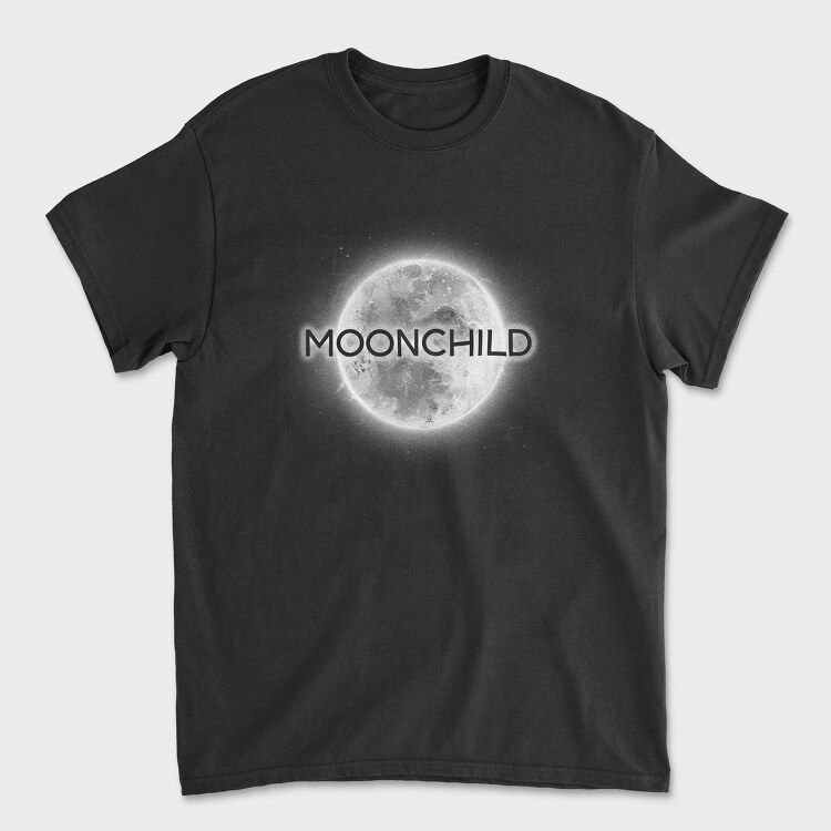 Tricou Barbati (Unisex), Moonchild Monochrme