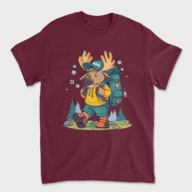 Tricou Barbati (Unisex), Moose Hiking