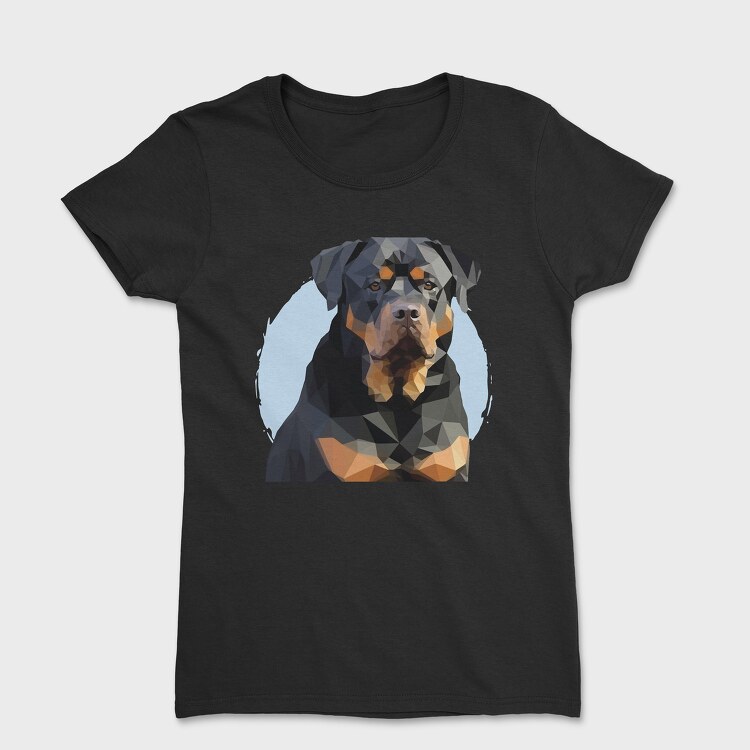 Tricou Femei, Mosaic Rottweiler