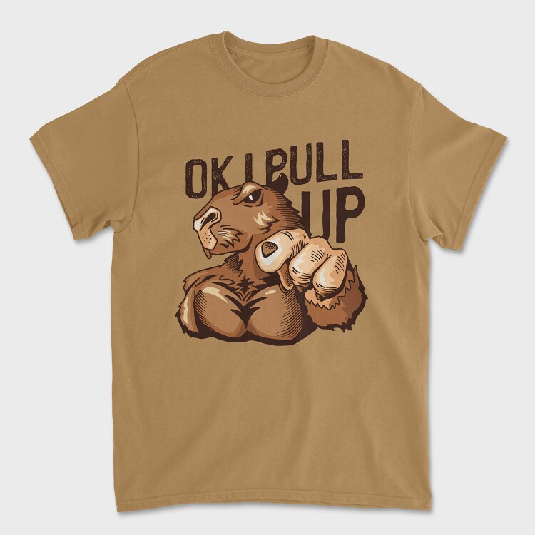 Tricou Barbati (Unisex), Muscular Capybara