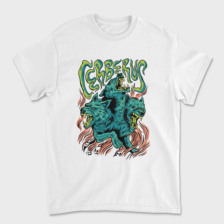 Tricou Barbati (Unisex), Mythology Cerberus