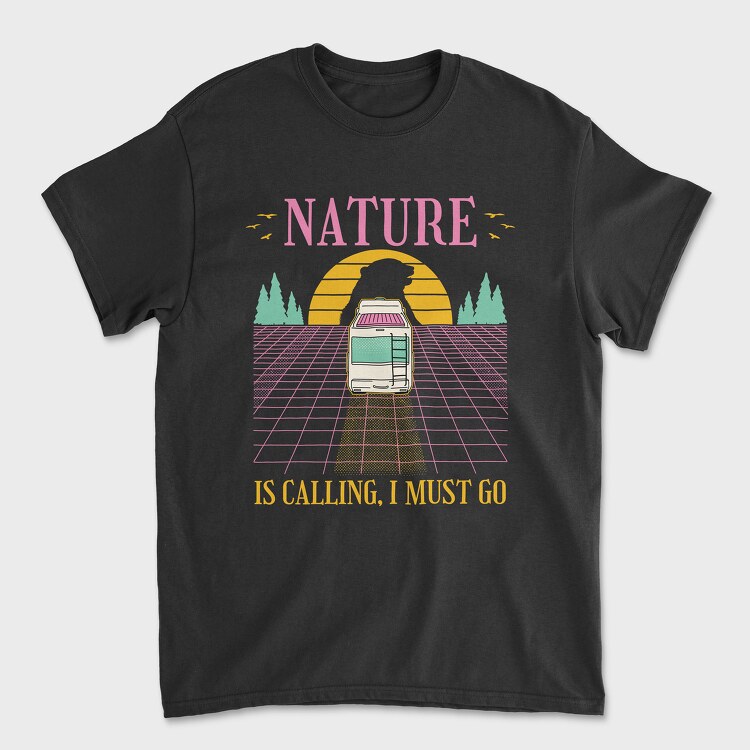 Tricou Barbati (Unisex), Nature Vaporwave